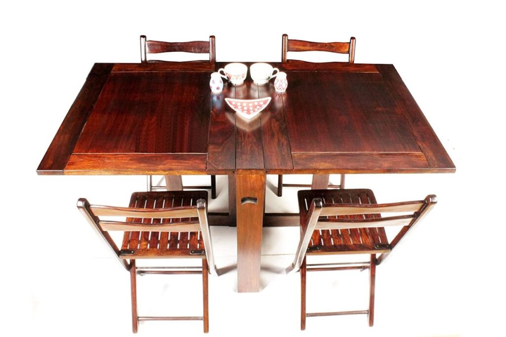 Home and Bazaar Handicraft Folding Dining Table