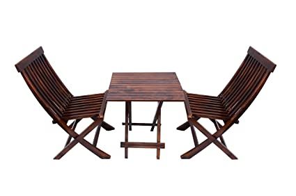 Jangid Handicraft Wood Square Folding Table